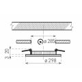 Svítidlo LED120 VEGA-R White 24W WW barva bílá GXDW066 Greenlux