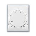 Element® 3292E-A10101 04 termostat univerzální s otočným nastavením teploty (ovl. jednotka) barva bílá / ledová šedá ABB