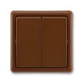 Classic 3553-05289 H3 přepínač sériový, řazení 5  barva hnědá ABB