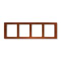 Time®Arbo 3901F-A50140 53J rámeček čtyřnásobný, vodorovný barva mahagon ABB