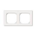 Levit®M 3901H-A05520 68 rámeček dvojnásobný s otvorem 55x55 barva perleťová / ledová bílá ABB