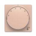 Zoni® 3292T-A00300 242 kryt termostatu prostorového s otočným ovládáním, s upevňovací maticí barva pudrová ABB