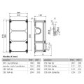 Rozvaděč FVE VARIABOX  4 stringy 4x svodič přepětí DC T1+T2, 2x pojistkový odpínač DC 2-pól, pojistky 16A, IP67 NG *FVE 51 6406