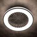 Svítidlo PLAVE LED CCT s ventilátorem, dálkový ovladač, změna barev světla, regulace výkonu ventilátoru *38033 Kanlux