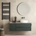Koupelnový radiátor TN-12 černý 128x50x8cm 500W elektrický olejový digi regulátor Gabarrón