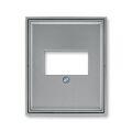 Time® 5014E-A00040 36 kryt zásuvky komunikační přímé (pro HDMI, USB, VGA, USB nabíječku) barva ocelová ABB