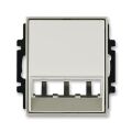 Time® 5014E-A00400 32 kryt pro šikmé osvětlení s LED nebo pro prvky Panduit Mini-Com barva starostříbrná ABB