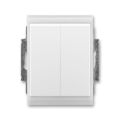 Element® 3558E-A05940 01 přepínač sériový, řazení 5, IP44 barva bílá / ledová bílá ABB