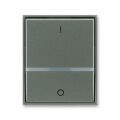 Time® 3558E-A00655 34 kryt spínače jednoduchý, s průzorem a potiskem (pro spín. řaz. 2S, 2) barva antracitová ABB