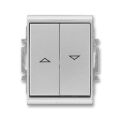 Element® 3558E-A88943 08 ovládač  žaluziový jednopólový, řaz. 1/0+1/0 s blok., IP 44 ABB