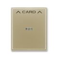 Time® 3559E-A00700 33 kryt spínače kartového, s čirým průzorem barva šampaňská ABB