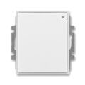 Element® 3299E-A23108 01 spínač s krátkocestným ovladačem, s přijímačem RF signálu, 868 MHz barva bílá / ledová bílá ABB