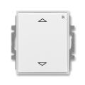 Element® 3299E-A33108 01 spínač žaluziový s krátkocestným ovladačem, s RF přijímačem, 868 MHz barva bílá / ledová bílá ABB