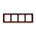 Time®Arbo 3901F-A50140 54J  rámeček čtyřnásobný, vodorovný barva wenge ABB