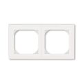 Levit®M 3901H-A05520 68 rámeček dvojnásobný s otvorem 55x55 barva perleťová / ledová bílá ABB