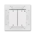 Levit® 3299H-A11908 62 vysílač RF dvojnásobný, nástěnný, 868 MHz barva  bílá / kouřová černá * ABB