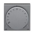 Levit®M 3292H-A10101 69 termostat univerzální s otočným nastavením teploty (ovl. jednotka) barva ocelová / kouřová černá ABB
