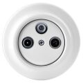 Decento® 5011K-C00403 zásuvka televizní, rozhlasová a satelitní, koncová barva bílá (porcelán) ABB