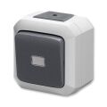 Přepínač křížový s čirým průzorem, řazení 7So, IP54 *3558N-C07511 S šedá ABB
