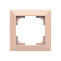 Zoni® 3901T-A00010 142 rámeček jednonásobný barva pudrová / bílá ABB