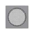 Zoni® 5016T-A00075 241 kryt pro reproduktor AudioWorld, s kulatou mřížkou barva šedá ABB