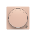 Zoni® 3292T-A00300 242 kryt termostatu prostorového s otočným ovládáním, s upevňovací maticí barva pudrová ABB