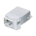 Zásuvka RJ 45-8 Cat. 6 stíněná (R&De Masssari) - do nosné masky, R304373