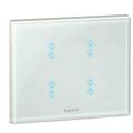 CL DOTYK.OVL.4TL KNX BÍLÉ SKLO  *067572 Legrand