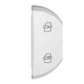 CL BÍLÁ KRYT GEN/ON/OFF PRAVÝ  *068156 Legrand