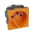 MOSN ZÁS. 2P+T 2M ORANŽOVÁ  *077147 Legrand