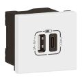 MOSN NABÍJ.USB A+C 15W BÍLÁ  *077570L Legrand