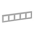 Valena LIFE rámeček 5-násobný barva hliník *754135 Legrand
