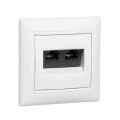 VA BÉŽ. ZÁS. 2XRJ45 UTP CAT5E  *774139 Legrand