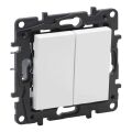 Niloé™ Step střídavý přepínač  č.6+6 bílá  *863108 Legrand