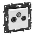 Niloé™ Step  zásuvka TV-RD-SAT hvězda bílá  *863180 Legrand