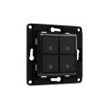 SHELLY WALL SWITCH 4 BLACK Spínač černá *3800235266205