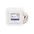 Termostat Treo H Touch 225 programovatelný s dotykovým displejem sněhobílý, hranatý, kontakty 16A, IP21