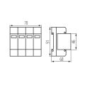 Přepěťová ochrana KSD-T1T2 275/240 3P+N 23920 Kanlux