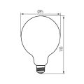 Žárovka LED 4W E27 XLED G95 4W-SW 33518 Kanlux