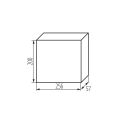 Rozvaděč DB112F 1X12P/FMD-P plastový barva bílá 36416 Kanlux
