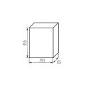 Rozvaděč DB312F 3X12P/FMD-P plastový barva bílá 36422 Kanlux