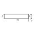 Svítidlo LED BLINGO 34W 4080 120NW vestavný panel barva bílá 37174 Kanlux