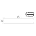 Svítidlo LED MAH MAX 19W 06 NW RYF 60cm prachotěsné mimořádná světelná účinnost barva šedá 38465 Kanlux
