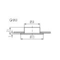 Svítidlo LED GAVI CT-2116B-C nábytkové vestavné bodové barva chrom 811 Kanlux