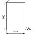 Rozvaděč DB112W 1X12P/SM plastový barva bílá 3853 Kanlux