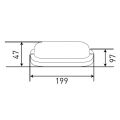 Svítidlo LED TOR OVAL 12W NW 1200/1440lm GXDS357 Greenlux