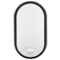 Svítidlo LED DITA OVAL B 12W PIR CCT 1350/1700lm svítidlo s PIR senzorem černá barva *GXPS042v2 Greenlux
