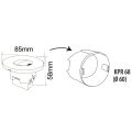 Svítidlo LED DECENTLY IP44 R1 White 1,5W CCT 40/75lm nástěnné vestavné barva bílá GXLL261 Greenlux