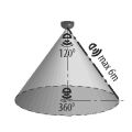 Svítidlo LED MANA Battery 3H 16W NW 1250/2100lm SMD s infračerveným (PIR) čidlem a baterií barva bílá GXPS020 Greenlux