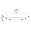 Svítidlo LED MANA Battery 3H 16W NW 1250/2100lm SMD s infračerveným (PIR) čidlem a baterií barva bílá GXPS020 Greenlux